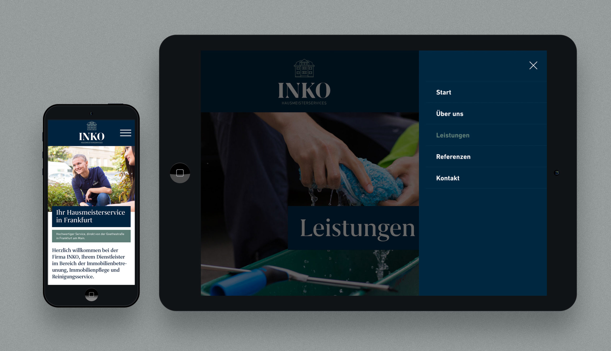 INKO Hausmeister Frankfurt Corporate Design Agentur, Designagentur Frankfurt, Grafikdesign, Branding, Brand Design