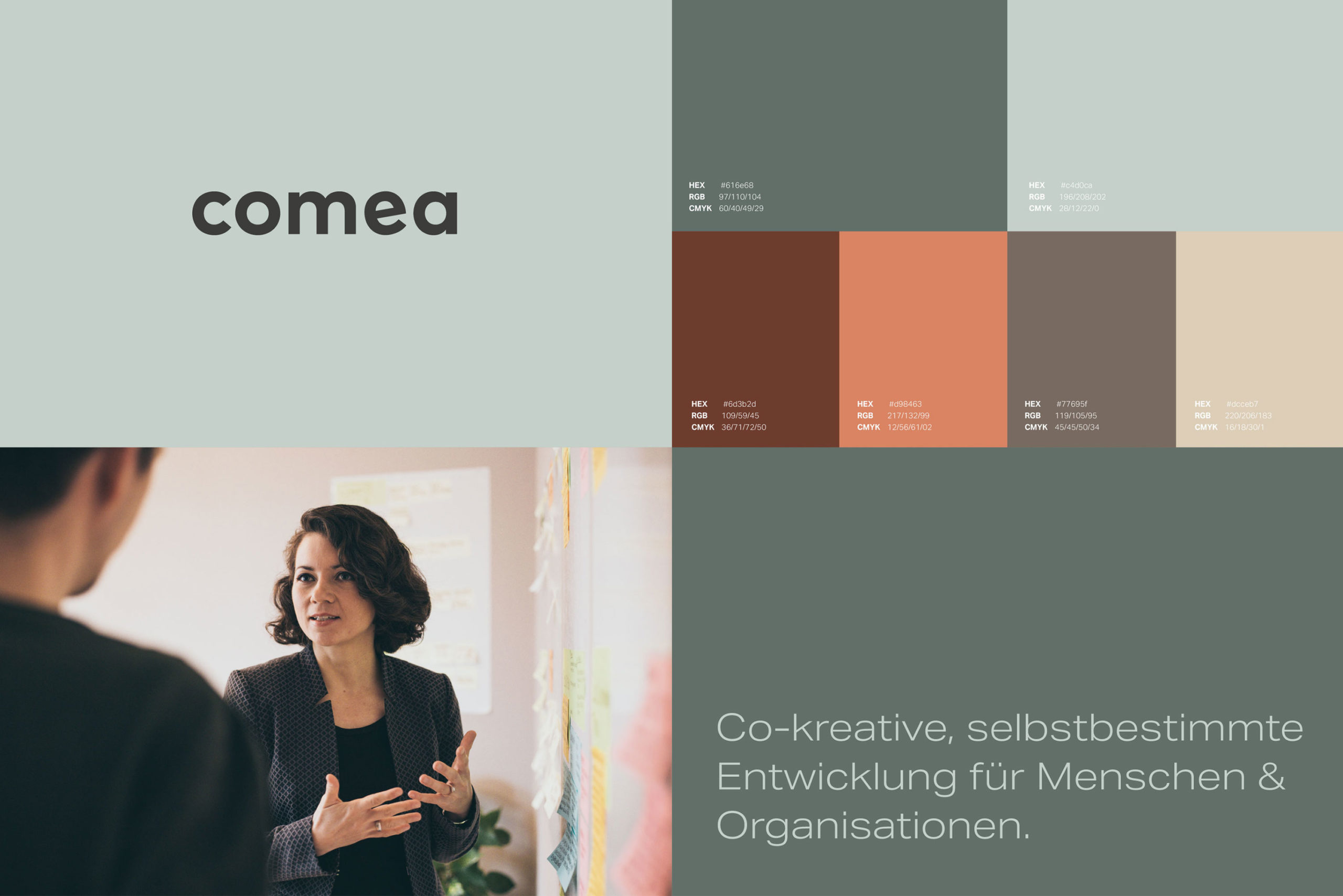 comea Logo & Corporate Design, Corporate Design Agentur, Designagentur Frankfurt, Grafikdesign, Logodesign, Branding