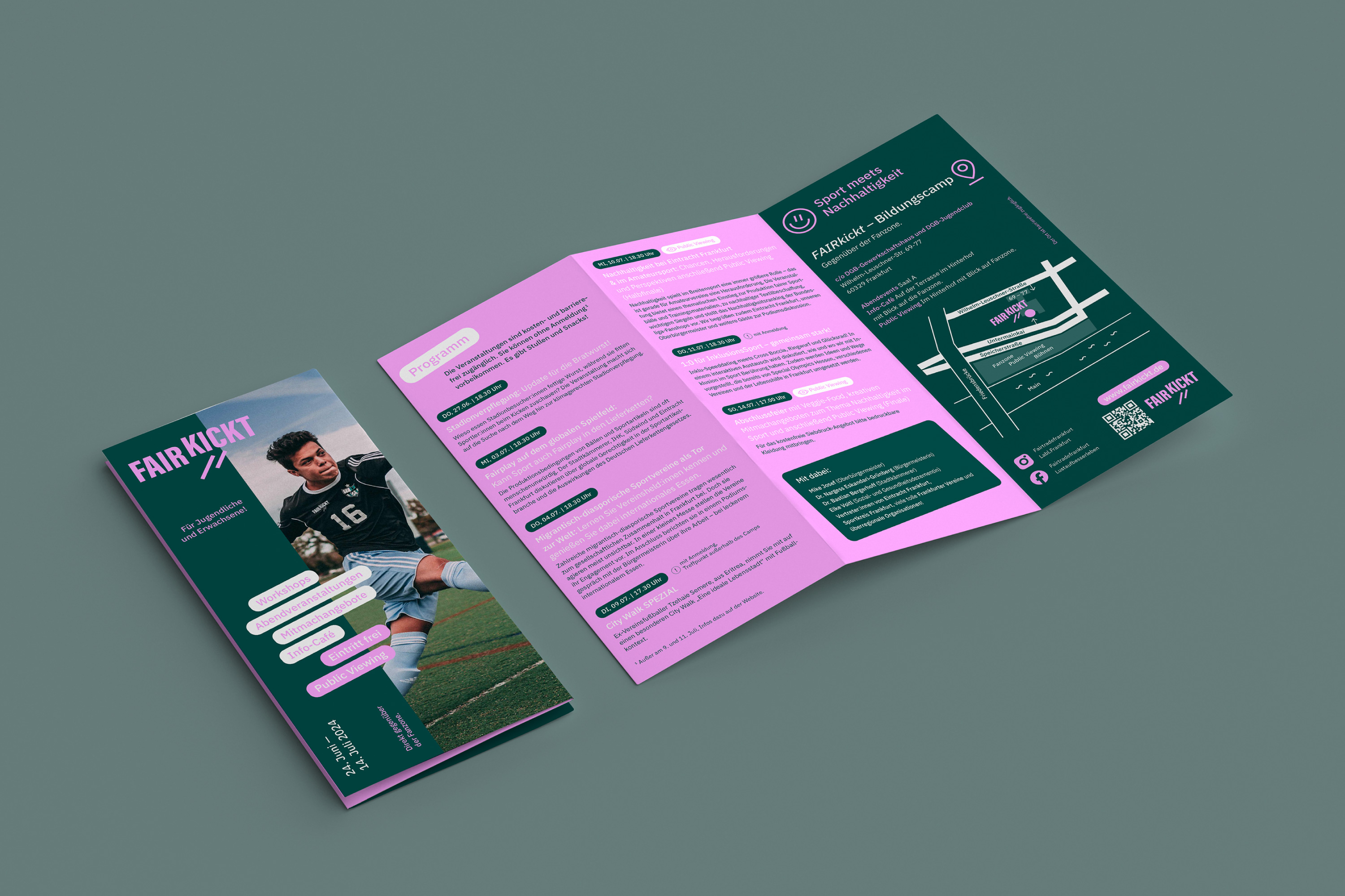 Fairkickt, FAIRKICKT, Lust auf Besser Leben, Fair Trade Stadt Frankfurt am Main, Corporate Design, Corporate Design Agentur, Designagentur Frankfurt, Grafikdesign, Logodesign, Branding, Webdesign