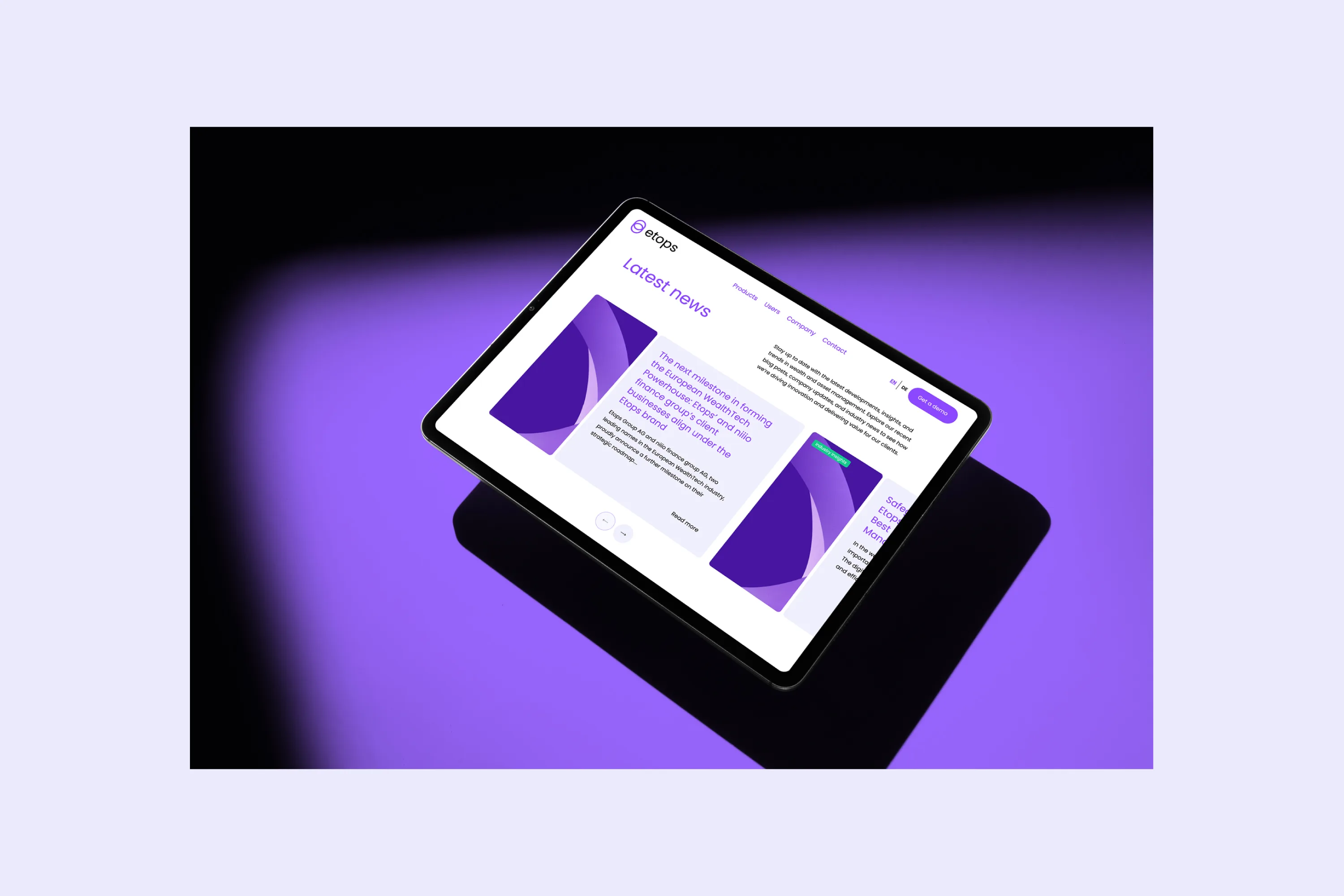 new office, Corporate Design Agentur Frankfurt, Brand Design, Branding, Grafikdesign, etops, Wealth Management, Asset Management