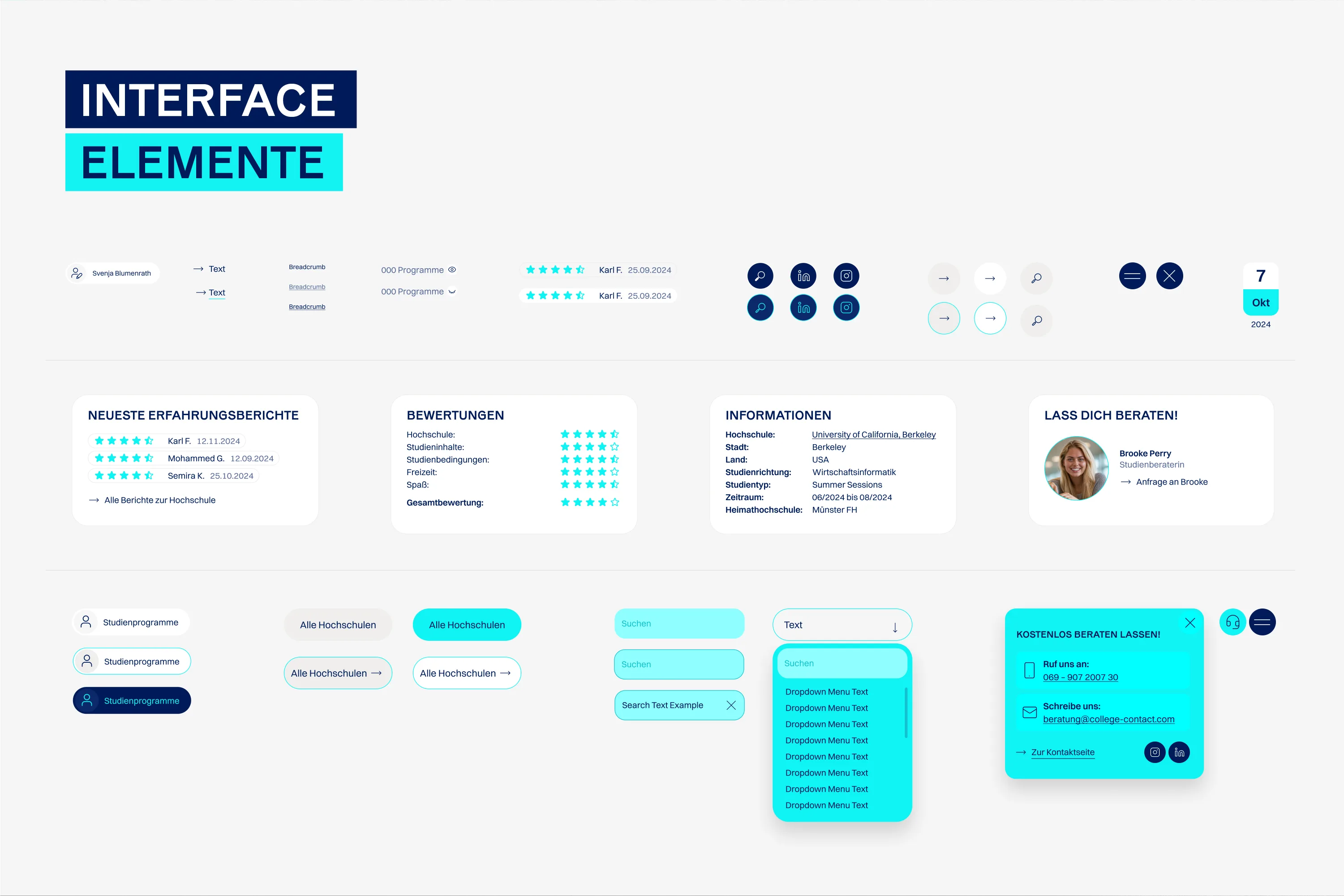 College Contact, Corporate Design Agentur Frankfurt, Brand Design, Branding, Grafikdesign, new office